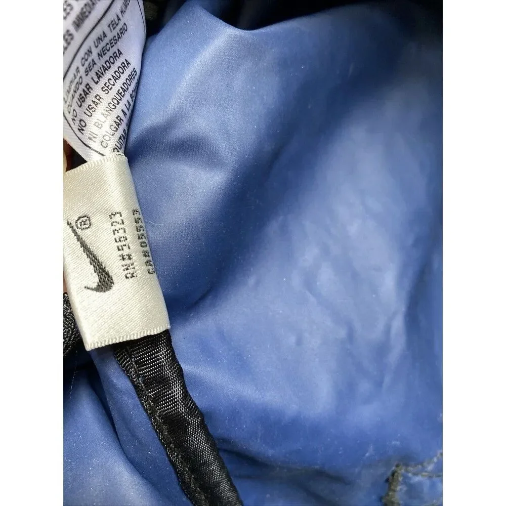 Vtg Nike Duffel Gym Bag Blue Black  RN 56323 Baseball Softball Shoulder …